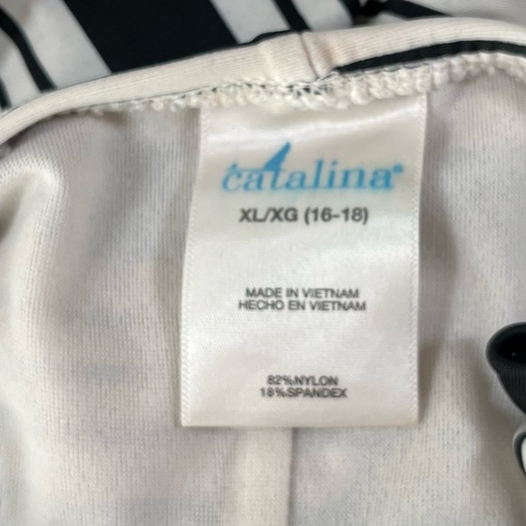 Catalina Monochrome Striped Swimwear - Picture 3 of 11